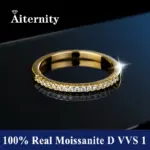 Anillo GRA All Moissanite 0.5CT, 100% anillos de platino para mujer, 5 piedras, diamante brillante, alianza de boda, joyería fina 9 Anillo GRA All Moissanite 0.5CT, 100% anillos de platino para mujer, 5 piedras, diamante brillante, alianza de boda, joyería fina 9