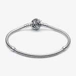 Plata de Ley 925 Original para mujer, pulsera con cuentas, estampado de garra de mariposa, cadena rosa, regalo de joyería de lujo 2 Plata de Ley 925 Original para mujer, pulsera con cuentas, estampado de garra de mariposa, cadena rosa, regalo de joyería de lujo 2