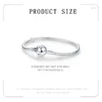 Nueva pulsera de plata 925, pulsera de cabeza redonda con diseño de sol, Luna y estrellas para dijes originales, joyería de cuentas para mujer, fabricación de joyería DIY, regalo 2