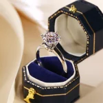 Perder dinero venta solitario Color plata anillo 7mm AAAA circón CZ compromiso anillos de boda para mujer anillo 1