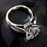 anillo de compromiso de boda clásico para mujer, anillo de propuesta de cristal de circonita cúbica brillante, regalo de aniversario, joyería 4