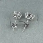 Pendientes GRA Moissanite VVS1 para mujer, Plata de Ley 925, pendientes de moissanita y circón, rosa, amarillo, rojo, naranja, prueba de diamante 5