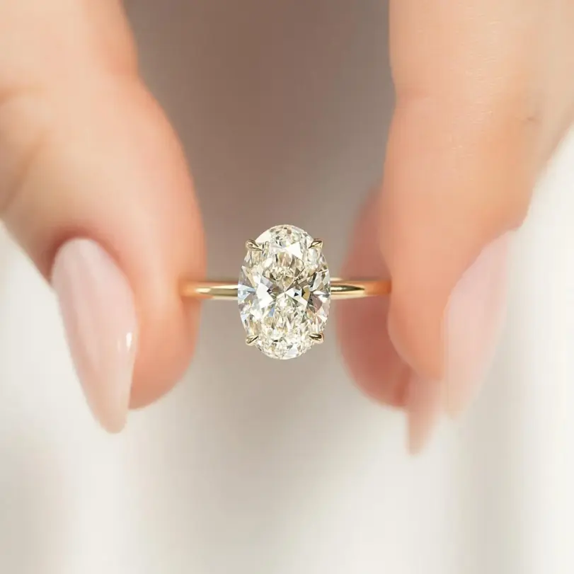 Anillo de compromiso de circón brillante de lujo de Plata de Ley 925 de 1-8CT, anillo de boda para mujer, anillo de promesa de eternidad, regalo de joyería fina 1