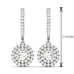 nueva tendencia de boda, pendientes de eternidad para mujer, Zirconia cúbica ostentosa, accesorios simples y elegantes para mujer, joyería clásica 5