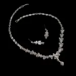 Emmaya-exquisitos conjuntos de joyas para mujer, accesorios de fiesta de boda, pendientes y collar de circonita cúbica, regalo 4