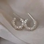 Pendientes de Diseño Único y Elegante en Forma de C Irregular, Tendencia de Moda 2026, Joyería Femenina para Fiesta, Regalo Premium, Venta al Por Mayor 6 Pendientes de Diseño Único y Elegante en Forma de C Irregular, Tendencia de Moda 2026, Joyería Femenina para Fiesta, Regalo Premium, Venta al Por Mayor 6