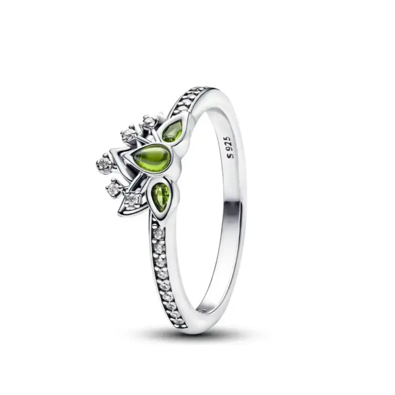 Anillo europeo nuevo de plata 925 con lazo rosa y rojo, tamaño 6789, adecuado para mujeres y hombres, joyería, fiestas, bodas de moda 5