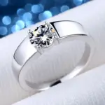Nuevos dijes, 925 anillos de plata esterlina para mujer, impresionante cristal brillante, tamaño 7/8/9/10, joyería de boda de moda, regalos de navidad 1