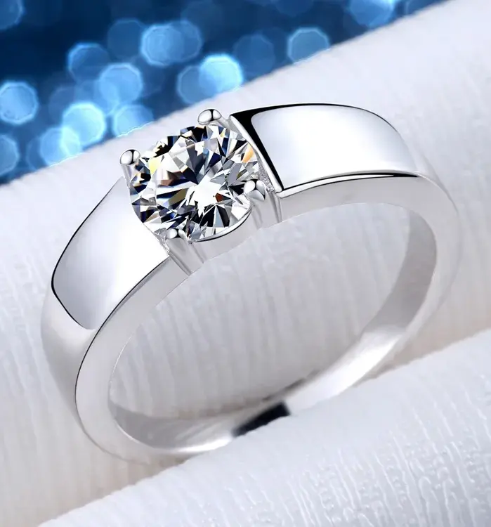 Nuevos dijes, 925 anillos de plata esterlina para mujer, impresionante cristal brillante, tamaño 7/8/9/10, joyería de boda de moda, regalos de navidad 1