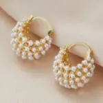 Deslumbantes pendientes de perlas artificiales, diseño de lujo premium, elegancia atemporal para un acento de oreja de moda, es adecuado para uso diario 5