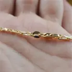 Exquisito collar relleno de Color dorado de 18 quilates para mujeres y hombres, cadena de joyería de tamaño 16-30 pulgadas, venta al por mayor 5