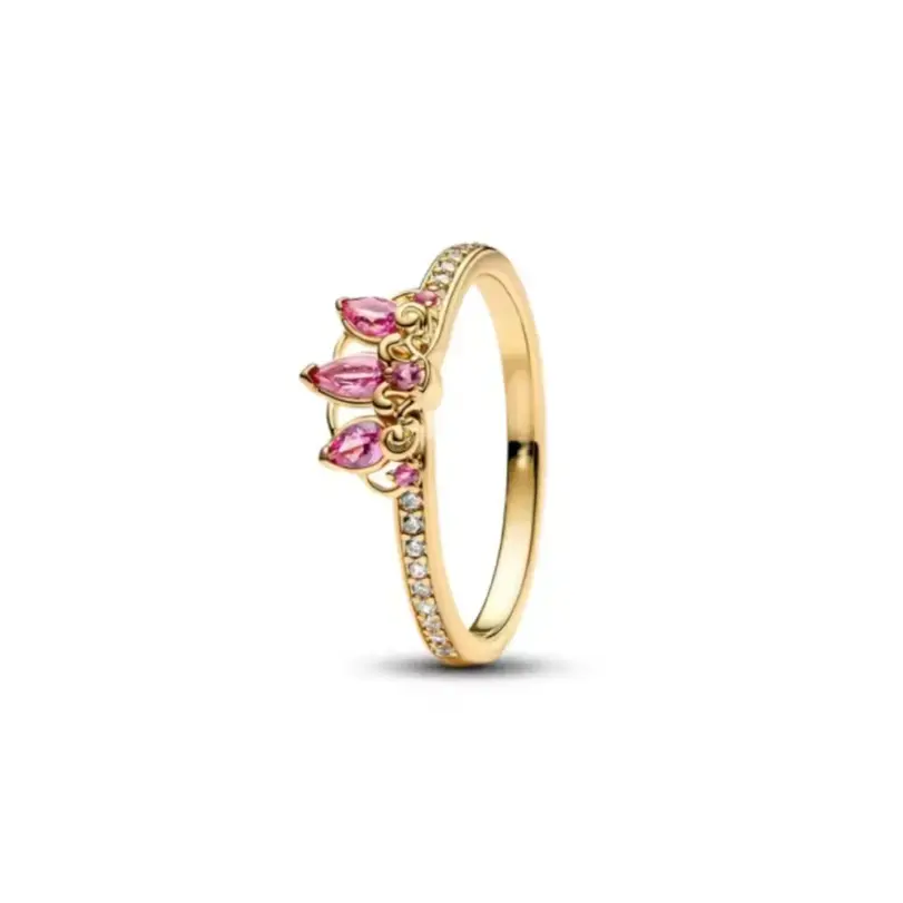 Anillo de Plata de Ley 925 con lazo rosa y perla blanca, anillos para mujer, accesorios de joyería de moda europea, regalos de corazón, Patry de boda 3