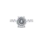 Anillo de Plata de Ley 925 para mujer, anillo de Hada de moissanita de 3/5CT con certificado, regalo de relación de Color D, joyería fina de compromiso 5