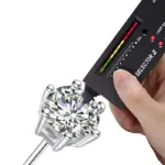 Pendientes de moissanita 100% con certificado GRA para mujer, pendientes con pluma de prueba de diamante, joyería fina de Plata de Ley 925 3