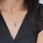 Collar con colgante de flores brillantes de lujo para mujer, accesorios de joyería de moda exquisitos, Europa y Estados Unidos 5