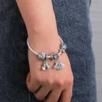 Abalorios de libélula y flor de arcoíris de plata 925, abalorio colgante con cuentas de animales, compatible con Pulsera Original, joyería DIY 3