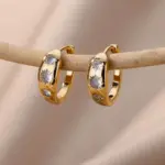 Pendiente de estrella de circón para mujer y niña, pendiente Piercing de aro de acero inoxidable y2k 2023, nuevos accesorios de joyería, aretes, envío gratis 25