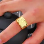 Anillo De oro De 18 quilates para hombres Anillos Mujer piedras preciosas De roca joyería De oro genuino De 18 K Anillos De Hiphop caja De Anillos De origen Bizuteria 6