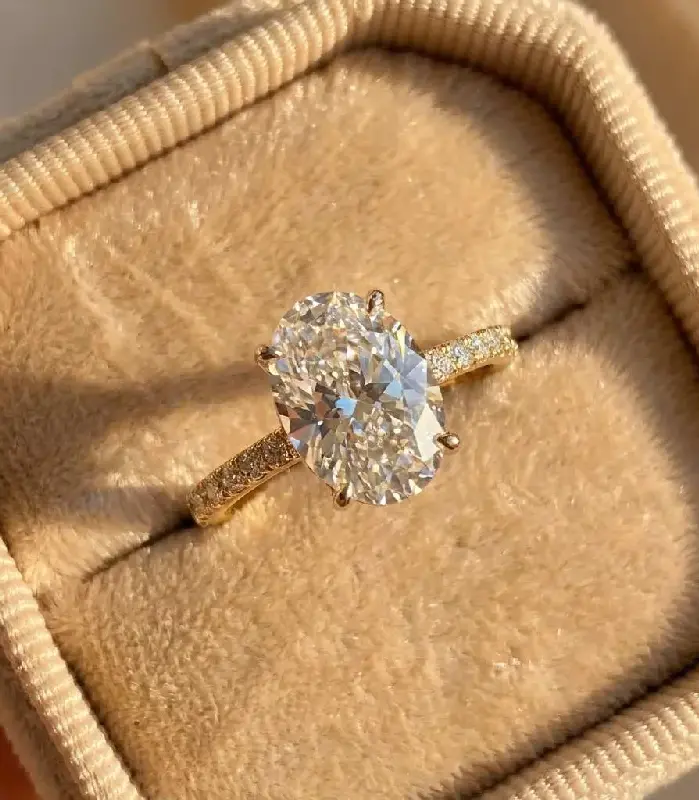 Preciosos anillos de piedra ovalados brillantes de circón de Plata de Ley 925 para mujer, regalo de compromiso, boda, joyería fina de lujo de alta calidad 1