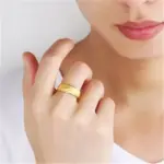 Anillo para hombre, anillo ajustable con dragón grabado de lujo, joyería de moda para hombre, anillo de dedo de oro amarillo/blanco de dos colores, regalo 4