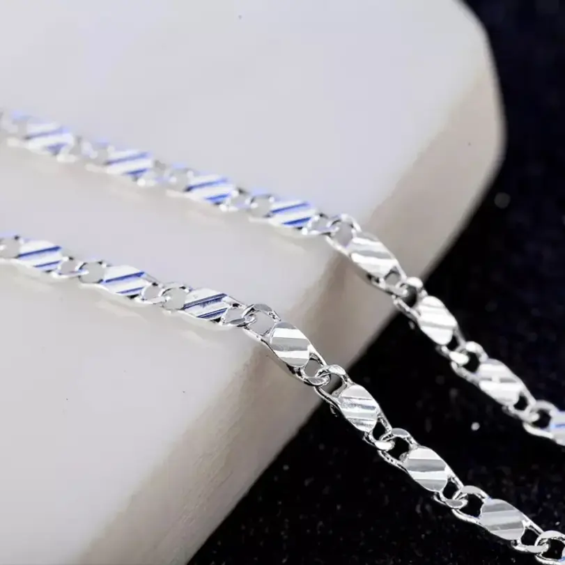 ✨ Collar "Essential Curb" – Plata .925 y Oro 18K (2mm) 2