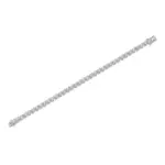 Pulsera de Moissanita de 4 mm LinkerLove, Brazalete de Plata de Ley S925 para Mujer, Chapado en Oro de 18K, VVS1, Color D, Diamante de Laboratorio, Joyería de Lujo 6