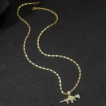 Collar de lujo con colgante exquisito de oro puro 24K 9999 con diamantes, estilo hip-hop para hombre. 3