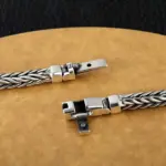 🦾 Pulsera "Argentum Keel S925" – Plata Sólida Hecha a Mano 4