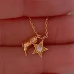 🤠 Collar "Rodeo Star" – Acero 316L, Bota y Sombrero Vaquero en Oro 18K 3
