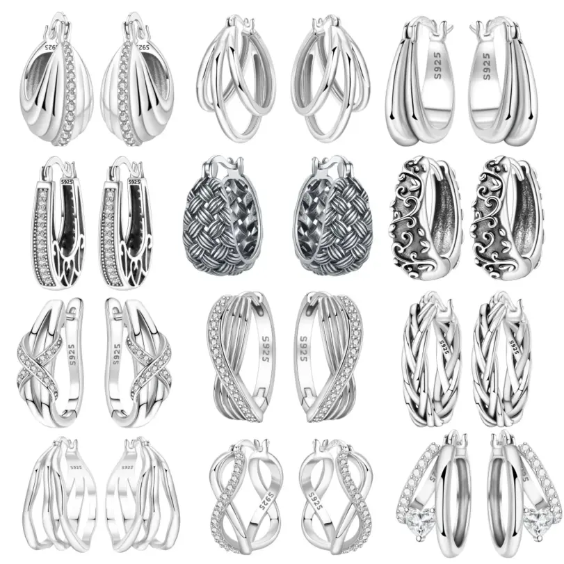✨ Pendientes "Vintage Twist" – Plata S925 (Estilo Clásico Original) 1