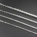 ZHOUYANG-pulsera de tenis para mujer, brazalete de lujo colorido opcional de 2,5mm, CZ, cristal, Color oro rosa, regalo, joyería de moda KC128 5