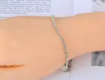 🌊 Pulsera "Brisa Bohemia" – Acero Inoxidable y Cristal CZ Brillante 6