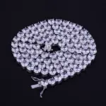 Cadena de tenis para hombre, collar chapado en oro Real, joyería de Hip Hop Rock Street, dijes helados, artículos de envío gratis, Navidad 8
