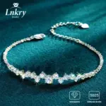 Lnkry-pulsera de moissanita de 5mm, 3,5mm y 2,5mm, pulseras de cadena ajustables de plata originales con certificado 925 para mujer, joyería minimalista 1