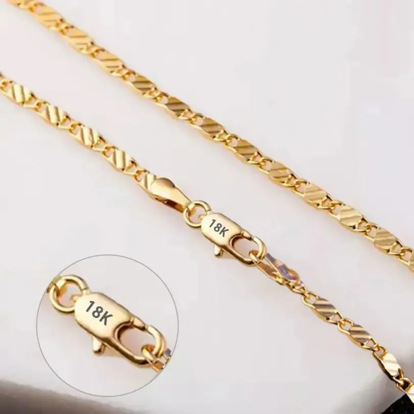 ⚓ Collar "Mariner Noble 18K" – Plata .925 y Oro de 18 Quilates 2
