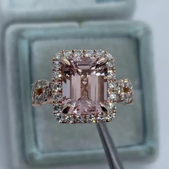 Anillos para mujer, Circonia cúbica brillante, accesorios femeninos de compromiso de boda, anillo de propuesta elegante, regalo, joyería de moda 2