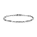 Pulsera redonda de lujo para mujer, brazalete de color plateado, regalo de aniversario, joyería, venta al por mayor, S5650, novedad de 2024 6