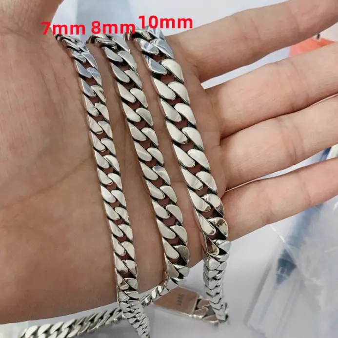 ⛓️ Pulsera "Punk Titan S925" – Plata Sólida 8mm (Garantía Eterna) 2