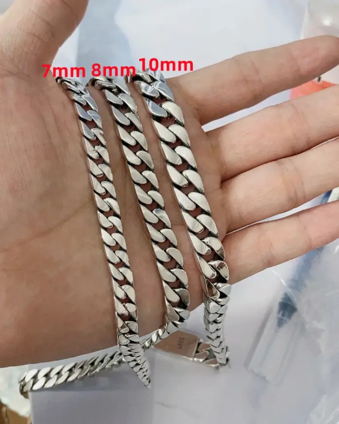 ⛓️ Pulsera "Punk Titan S925" – Plata Sólida 8mm (Garantía Eterna) 2