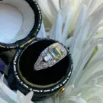 nuevos y novedosos anillos para dedo para mujer, joyería preciosa de circonia amarilla brillante para compromiso, accesorios exquisitos para boda 3