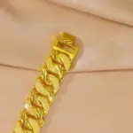 Pulsera de Oro 24K AU999 para Hombre, Diseño Trenzado de 15mm - Dominio Masculino 4