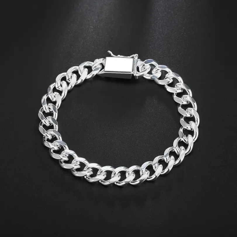 🦅 Pulsera "Savage Prime S925" – Plata Sólida 10mm (Estilo Salvaje) 4