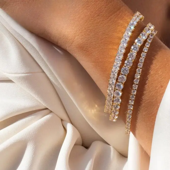 💎 Pulsera Tennis "Iconic Silver" – Plata .925 y Circonia 4mm (Unisex) 2