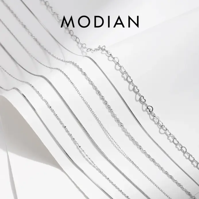 🔗 Collar "Versatile Essence" – Plata .925 Ajustable por Modian 1