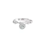 Anillos de circonita cúbica de color arcoíris de Plata de Ley 925 para mujer, accesorio de anillo de propuesta de compromiso encantador para boda 6