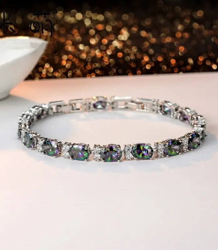 💍 Pulsera "Gala Eterna" – Plata de Ley .925 y Circonias Premium 2