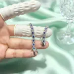 pulseras de columna artificialmente sintetizadas, Plata de Ley 925 para mujer, joyería de buenos de lujo a la moda para fiesta, rojo/azul/verde 5