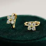 Pendientes 100% de oro auténtico de 18k, diseño clásico lujoso, pendientes de diamantes de 1 quilate, certificado de moissanita y GRA, alta joyería 2