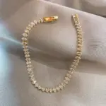 Pulseras de cadena geométrica de cristal romano de lujo para mujer, pulsera gótica de moda con diamantes de imitación, pulsera con dije de marquesa, regalo de joyería 1
