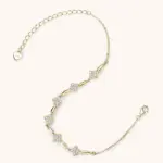 Exquisita Pulsera de Moissanita de 0.72 Quilates para Mujer, Plata de Ley 925, Trébol de Cuatro Hojas, Joyería de Moda, Regalo para Parejas 4